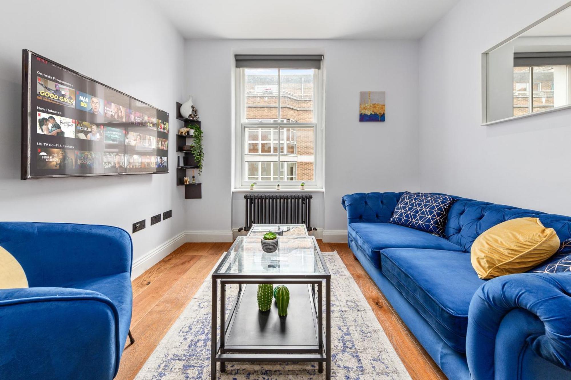 Stylish 2 Bedroom Apartment In Westminster Sleeps 5 With Ac Londyn Zewnętrze zdjęcie