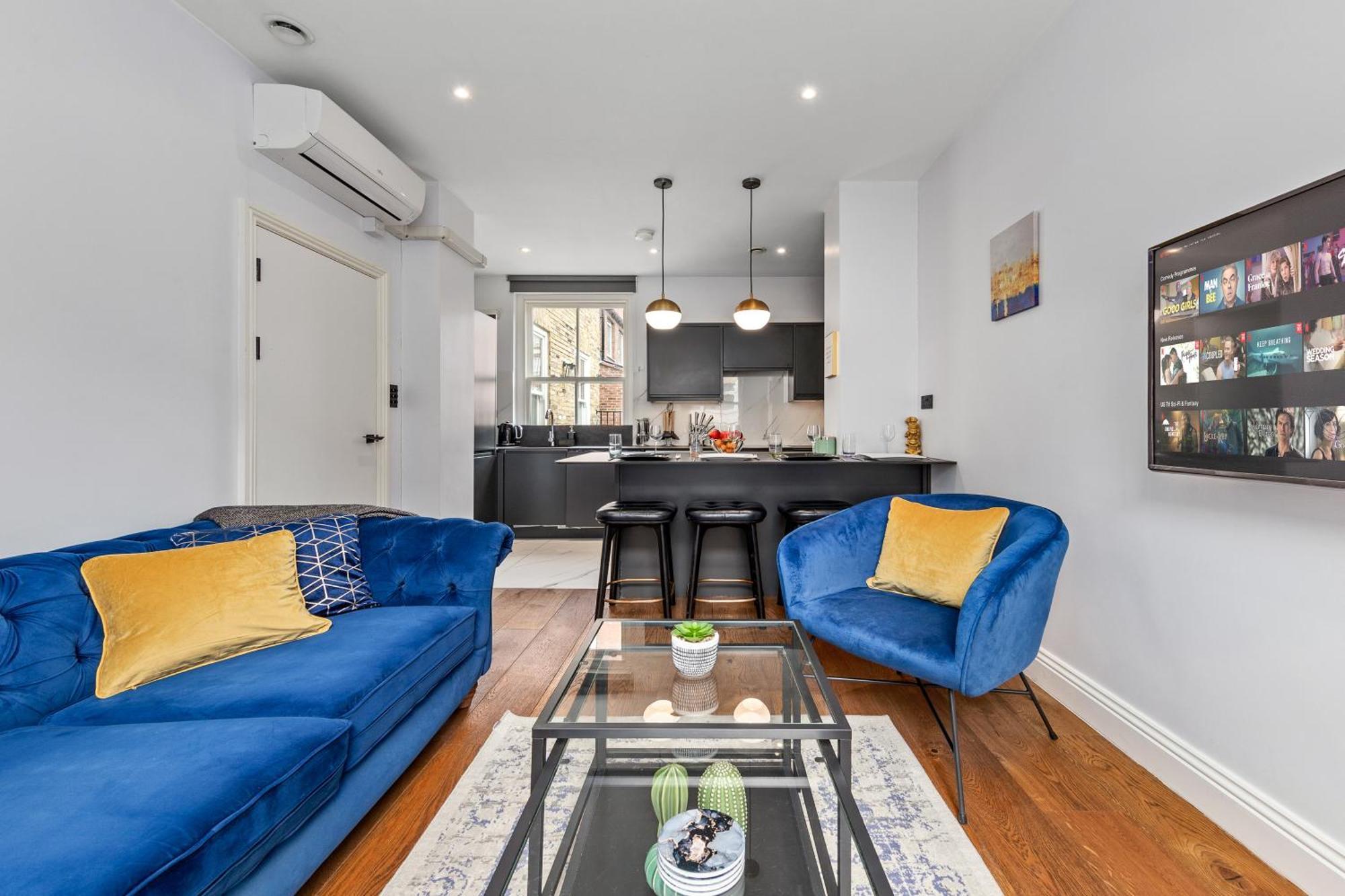Stylish 2 Bedroom Apartment In Westminster Sleeps 5 With Ac Londyn Zewnętrze zdjęcie