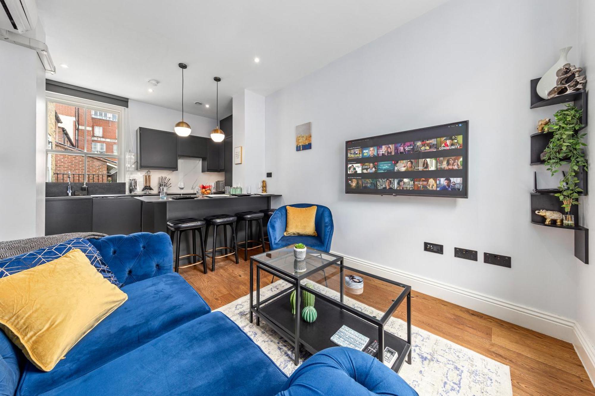 Stylish 2 Bedroom Apartment In Westminster Sleeps 5 With Ac Londyn Zewnętrze zdjęcie