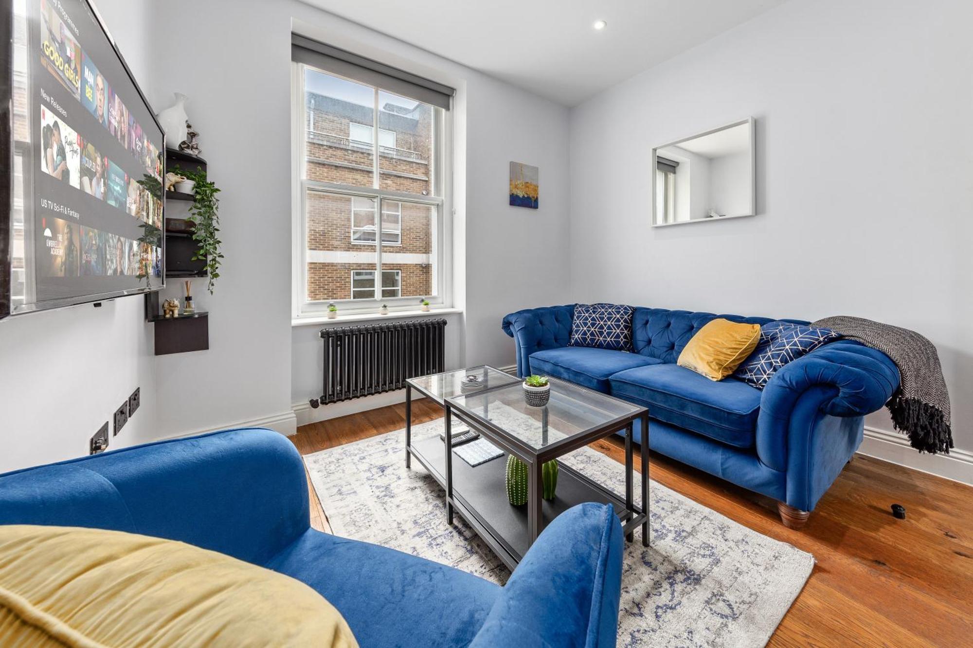 Stylish 2 Bedroom Apartment In Westminster Sleeps 5 With Ac Londyn Zewnętrze zdjęcie